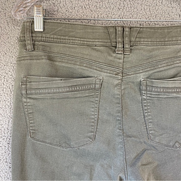 Democracy Ab Technology Greyish Olive Skinny Leg Pants Sz 8 - Picture 7 of 11